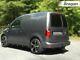 Side Bars + White LED To Fit 2015+ Volkswagen Caddy Stainless Accessories BLACK