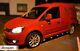 Side Bars + White LED To Fit Volkswagen Caddy Maxi 2015+LWB Van Stainless BLACK