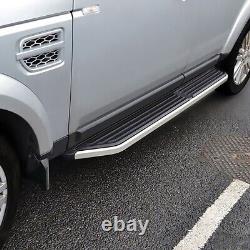 Side Steps For Land Rover Discovery 3 4 Running Boards Black Silver 2004-2016 UK