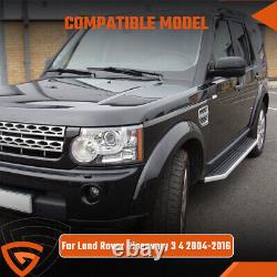 Side Steps For Land Rover Discovery 3 4 Running Boards Black Silver 2004-2016 UK