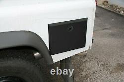 Side storage locker/box for Land Rover Defender 110 stainless steel powdercoated