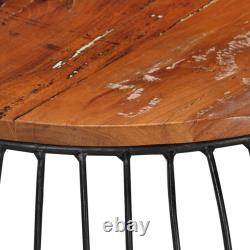 Solid Acacia Wood Coffee Table Side Sofa Table 35/37cm Multi Models vidaXL