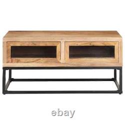 Solid Acacia Wood Coffee Table Wooden Side End Couch Desk Living Room vidaXL