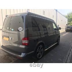 Stainless Steel Side Bars for Volkswagen Transporter T5 SWB