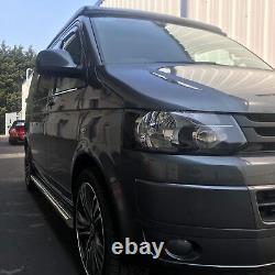 Stainless Steel Side Bars for Volkswagen Transporter T5 SWB