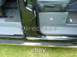 Stainless Steel Side Bars with Step Pads for Mercedes Vito/Viano 04-14 SWB&LWB