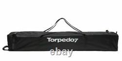 TORPEDO HEAVY DUTY POP UP GAZEBO TENT 3m x 4.5m BLACK WITHOUT SIDES
