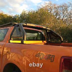 Tonneau Cover Compatible Side Mesh Roll Sports Bar for Ford Ranger