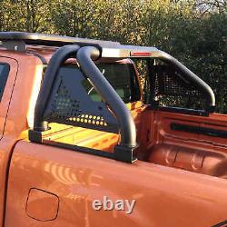 Tonneau Cover Compatible Side Mesh Roll Sports Bar for the Nissan Navara