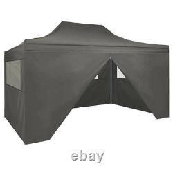 VidaXL Foldable Tent Pop-Up with 4 Side Walls 3x4.5m Gazebo Multi Colours