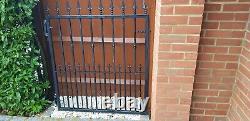 Wrought Iron Metal side gate (approx 156 cm high, 130 cm wide)