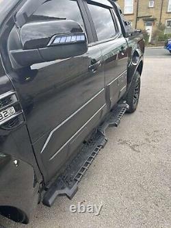 XTREME Hammer Metal Side Steps for Ford Ranger Heavy Steel Side Steps 2012-2022