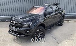 XTREME Hammer Metal Side Steps for Ford Ranger Heavy Steel Side Steps 2012-2022